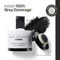 Bare Anatomy Cover-Up Hair Powder 100% Instant Grey Coverage Seamless Natural Finish - Black | Grocsy