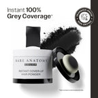 Bare Anatomy Cover-Up Hair Powder 100% Instant Grey Coverage Seamless Natural Finish - Black | Grocsy