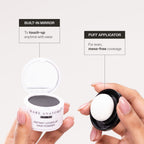 Bare Anatomy Cover-Up Hair Powder 100% Instant Grey Coverage Seamless Natural Finish - Black | Grocsy
