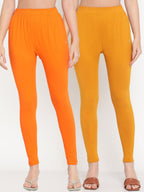 TAG 7 Women Pack of 2 Solid Leggings | Grocsy