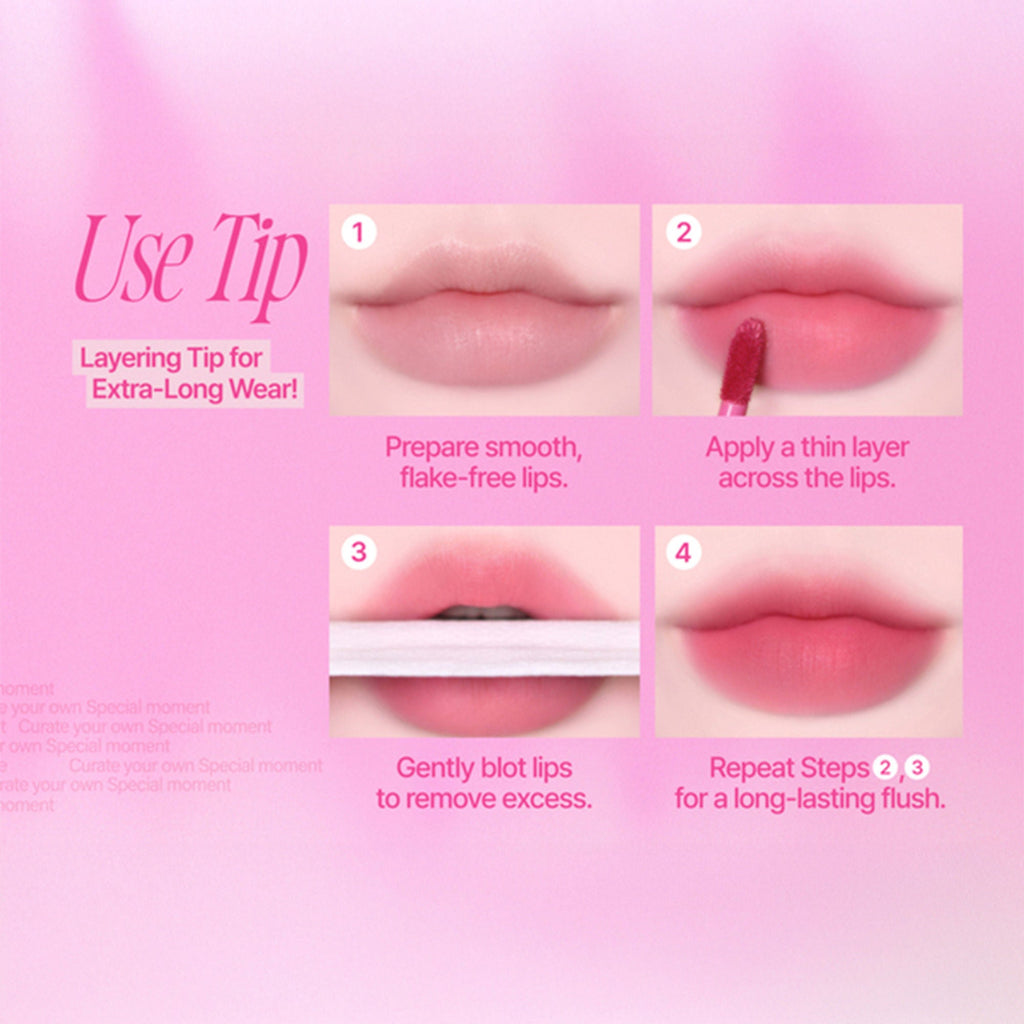 fwee Pink Obsession Stay-Fit Lip Tint - M02 Lilac Pink | Grocsy