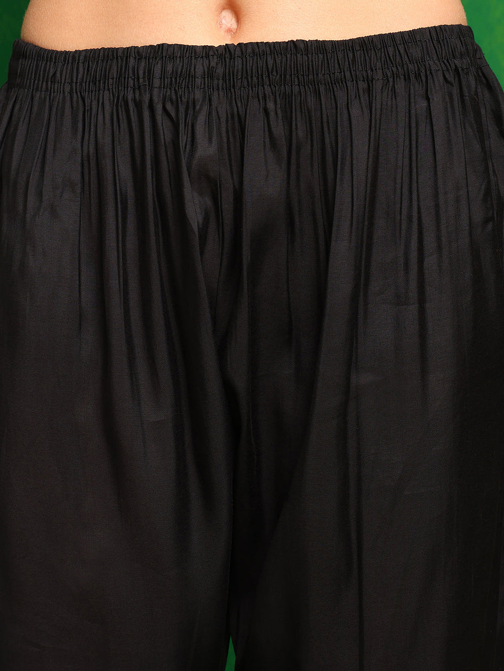 Pakistani Embroidered Kurta With Pant & Dupatta, Black - Hiral Fashion | Grocsy