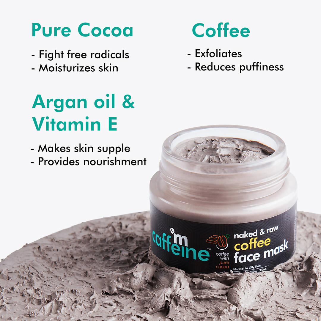 mCaffeine Raw Coffee Face Mask | Grocsy