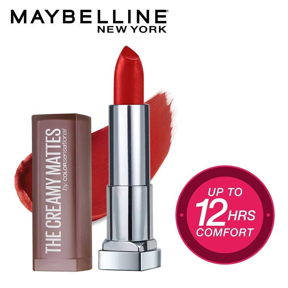 Maybelline New York Color Sensational Creamy Matte Lipstick / 634 Bold Crimson | Grocsy