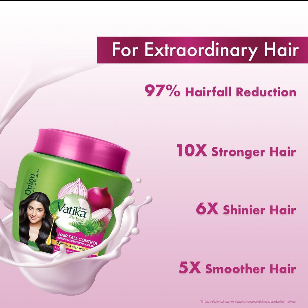 Dabur Vatika Naturals Hair Fall Control Hair Mask | Grocsy