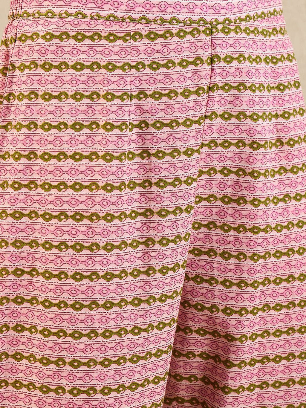 Indo Era Floral Printed Empire Pure Cotton A-Line Kurta With Trousers & Dupatta | Grocsy