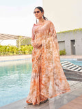 Tikhi Imli Tie and Dye Chiffon Saree | Grocsy