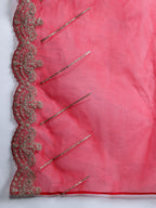 Indo Era Ethnic Motifs Embroidered Sequinned Liva Kurta With Trousers & Dupatta | Grocsy