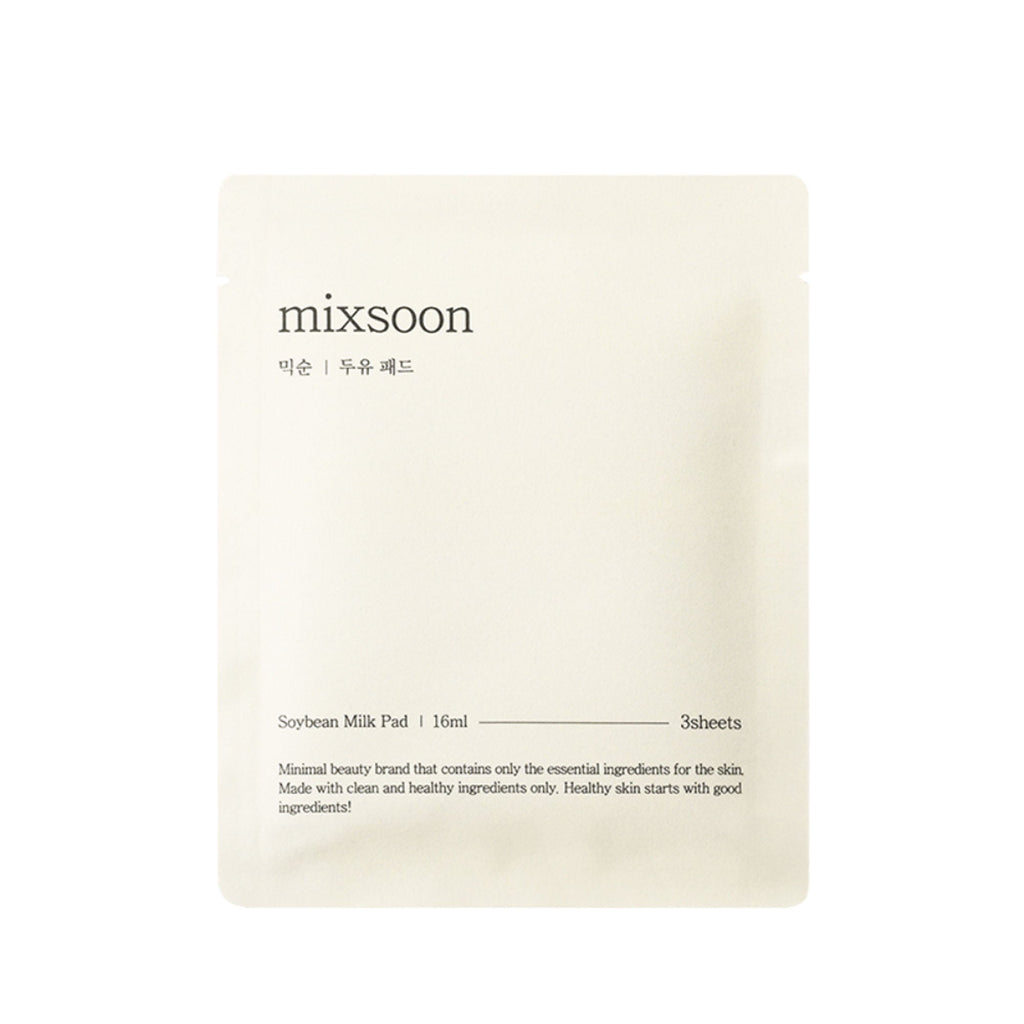 Mixsoon Soybean Milk Pad, Brightens & Deeply Hydrates Dry, Dull Skin with Fermented Soy | Grocsy
