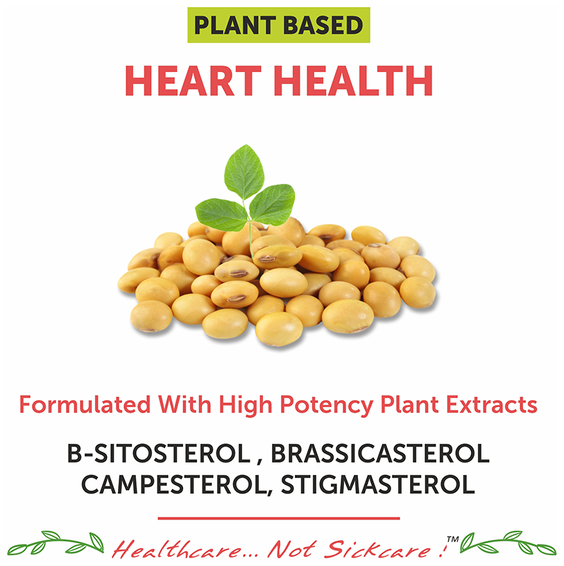 Bliss Welness Heart Health Phytosterols High Potency Lipid Support Veg Capsule | Grocsy