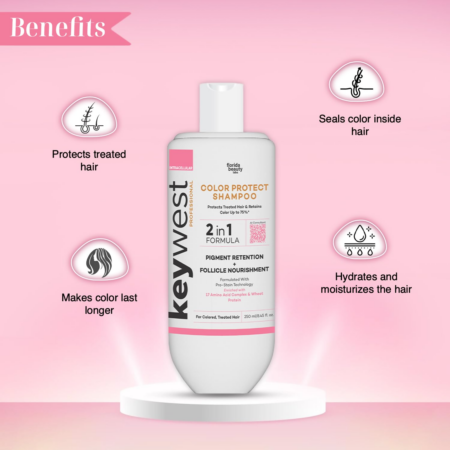 Keywest Professional Color Protect Shampoo | Grocsy