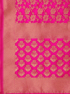Lorenvalley Fashion Purple Brocade Fabric Lehenga & Unstitched Blouse With Dupatta | Grocsy