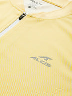 Alcis Men Mandarin Collar Dry Tech Slim Fit T-shirt | Grocsy