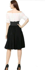 PAVONINE Black Color Kansai Midi For Girls | Grocsy