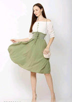 PAVONINE Pista Color Kansai Midi For Girls | Grocsy