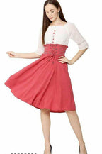 PAVONINE Piyaji Color Kansai Midi For Girls | Grocsy