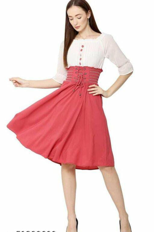 PAVONINE Piyaji Color Kansai Midi For Girls | Grocsy