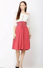 PAVONINE Piyaji Color Kansai Midi For Girls | Grocsy