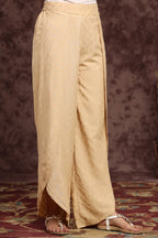 Juniper Women's Gold Rayon Printed Tulip Dhoti Pant | Grocsy