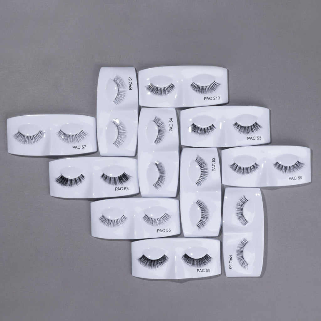 PAC Studio Tapered Lash 53 - Handmade Natural Looking, Reusable up to 12x, Seamlessly Blends with Lashes | Grocsy