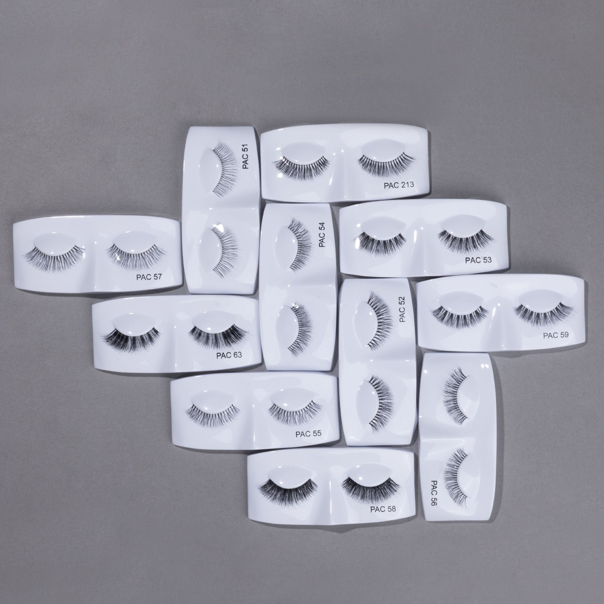 PAC Studio Tapered Lash 53 - Handmade Natural Looking, Reusable up to 12x, Seamlessly Blends with Lashes | Grocsy