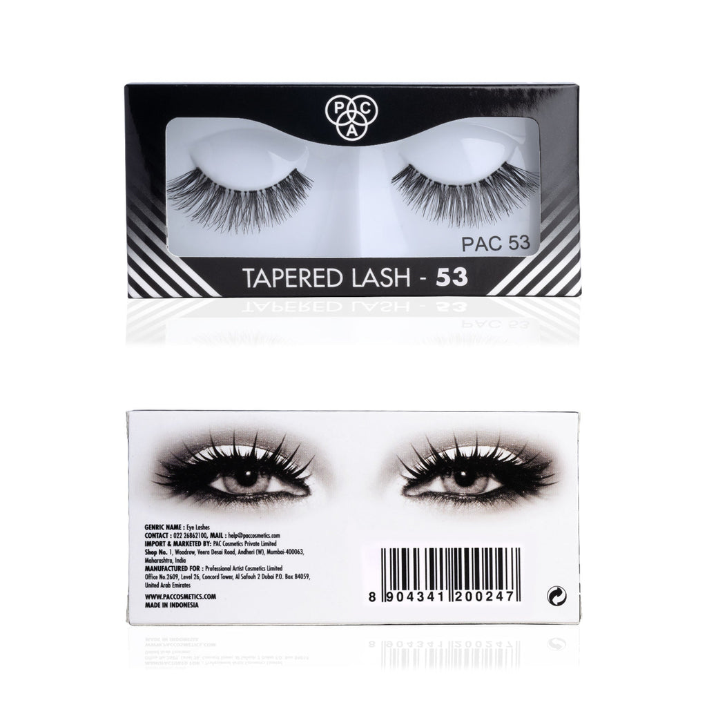 PAC Studio Tapered Lash 53 - Handmade Natural Looking, Reusable up to 12x, Seamlessly Blends with Lashes | Grocsy