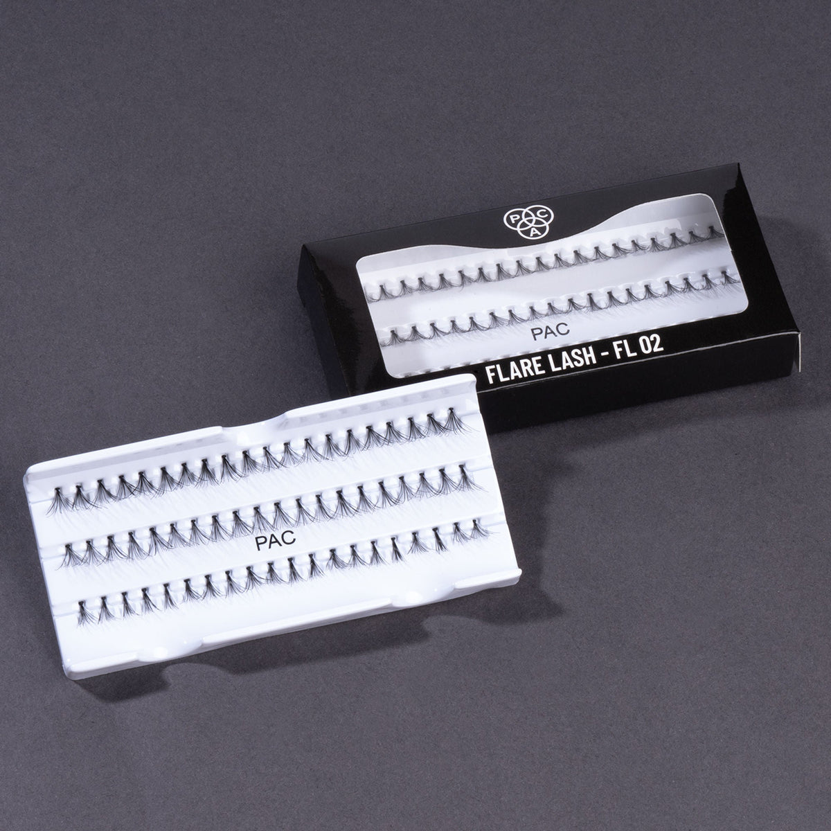 PAC Studio Flare Lash FL2 - Natural Cluster Lashes with Short, Long & Thick Strands for Versatile Looks | Grocsy