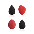PAC Studio Beauty Blender Sponge (Mini) (4 Pcs) (Red + Black) (Mix) | Grocsy