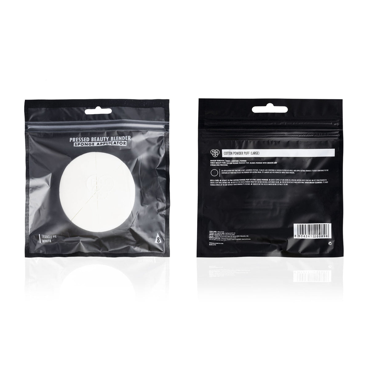 PAC Studio Makeup Sponge (Triangle Pie)(White) | Grocsy