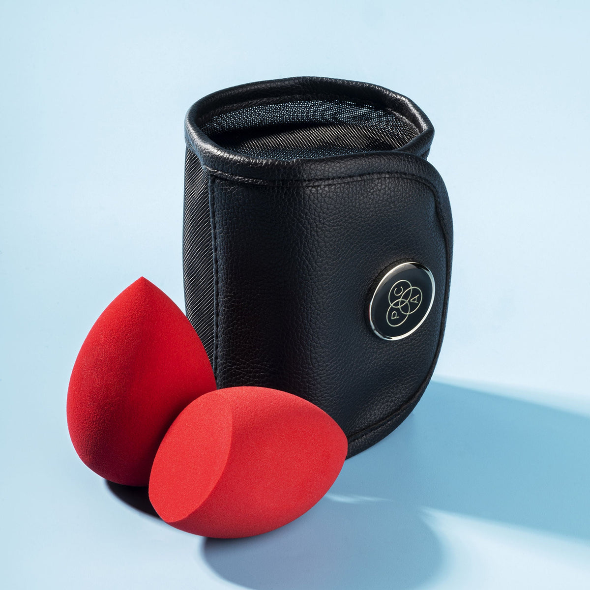 PAC Studio Ultimate Beauty Blender Sponge Red - Durable, Multi-Functional, Low Absorption, Breathable Pouch | Grocsy