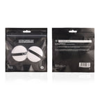 PAC Studio Medium Cotton Round Puff - White 2 Pc | Grocsy
