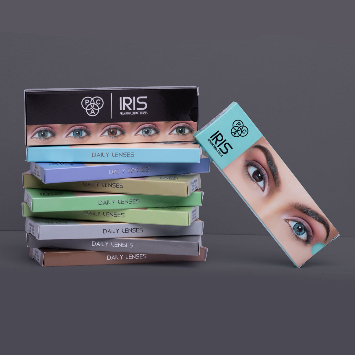 PAC Studio IRIS Premium Contact Lenses - Blue | Grocsy