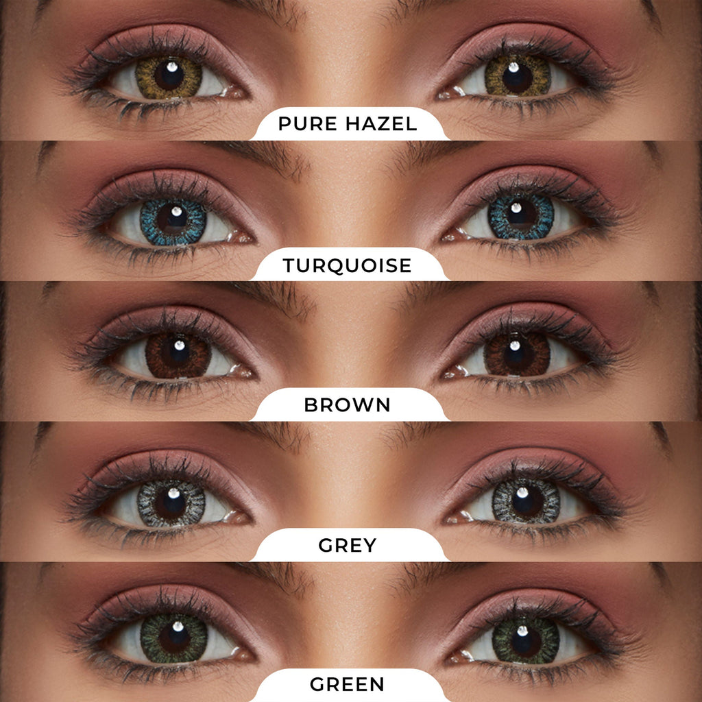 PAC Studio IRIS Premium Contact Lenses Mix - Comfortable Natural Looking, 1 Day Wear, Non-Irritating | Grocsy