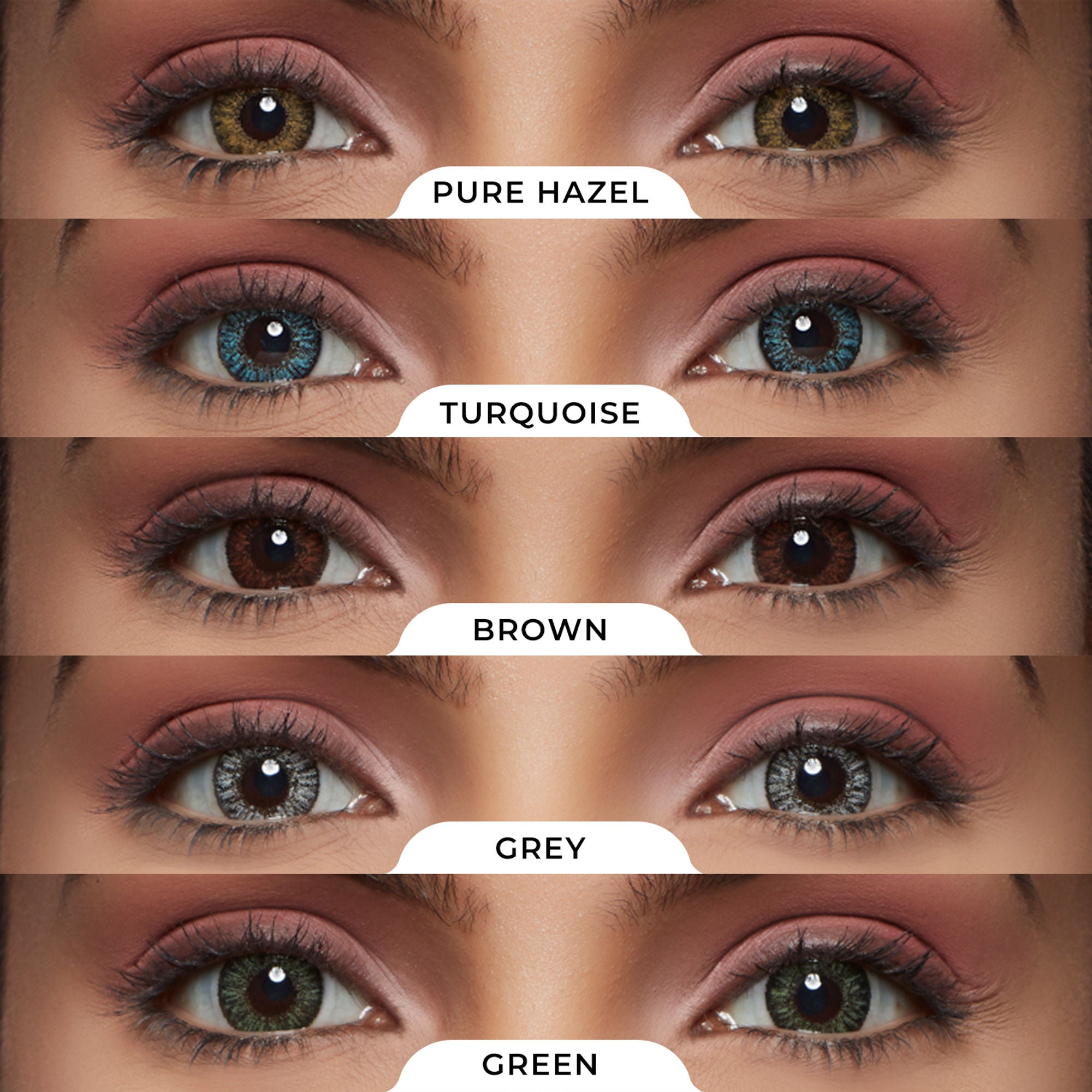PAC Studio IRIS Premium Contact Lenses Mix - Comfortable Natural Looking, 1 Day Wear, Non-Irritating | Grocsy