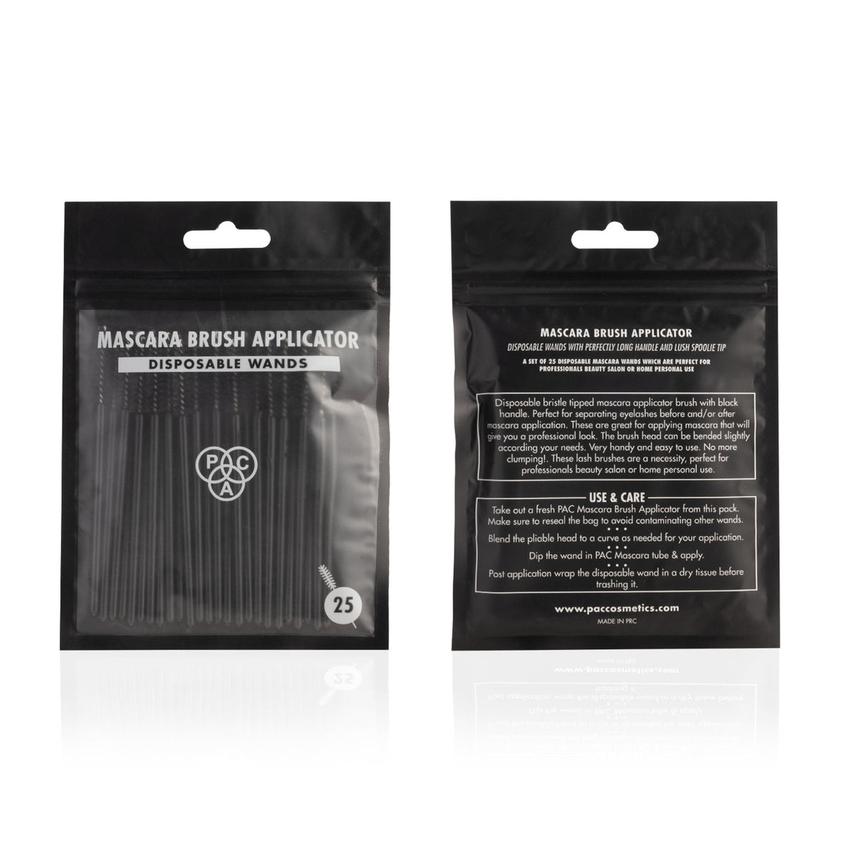 PAC Studio Disposable Mascara Wands - 25 Pieces | Grocsy