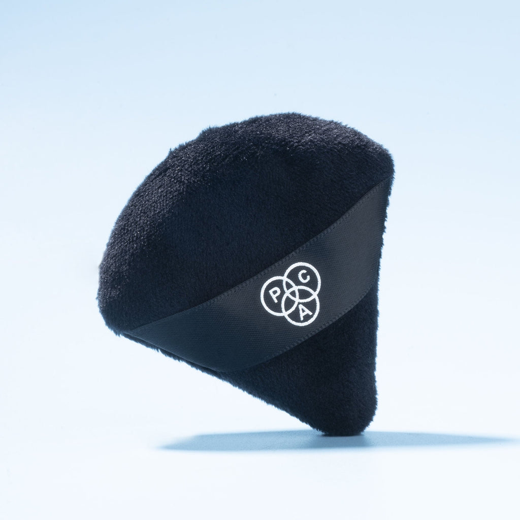 PAC Studio Pizza Puff Black - Small Size 99% Soft Natural Cotton, Less Product Wastage,Ideal for Under Eyes | Grocsy