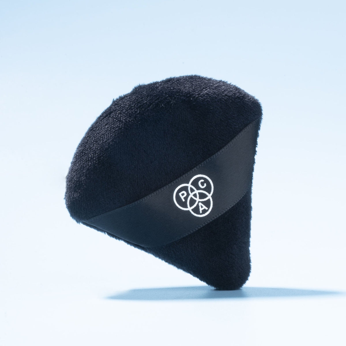 PAC Studio Pizza Puff Black - Small Size 99% Soft Natural Cotton, Less Product Wastage,Ideal for Under Eyes | Grocsy