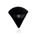 PAC Studio Pocket Puff Black - Medium Size, 99% Soft Natural Cotton, Less Product Wastage, Even Application | Grocsy