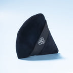 PAC Studio Pocket Puff Black - Medium Size, 99% Soft Natural Cotton, Less Product Wastage, Even Application | Grocsy
