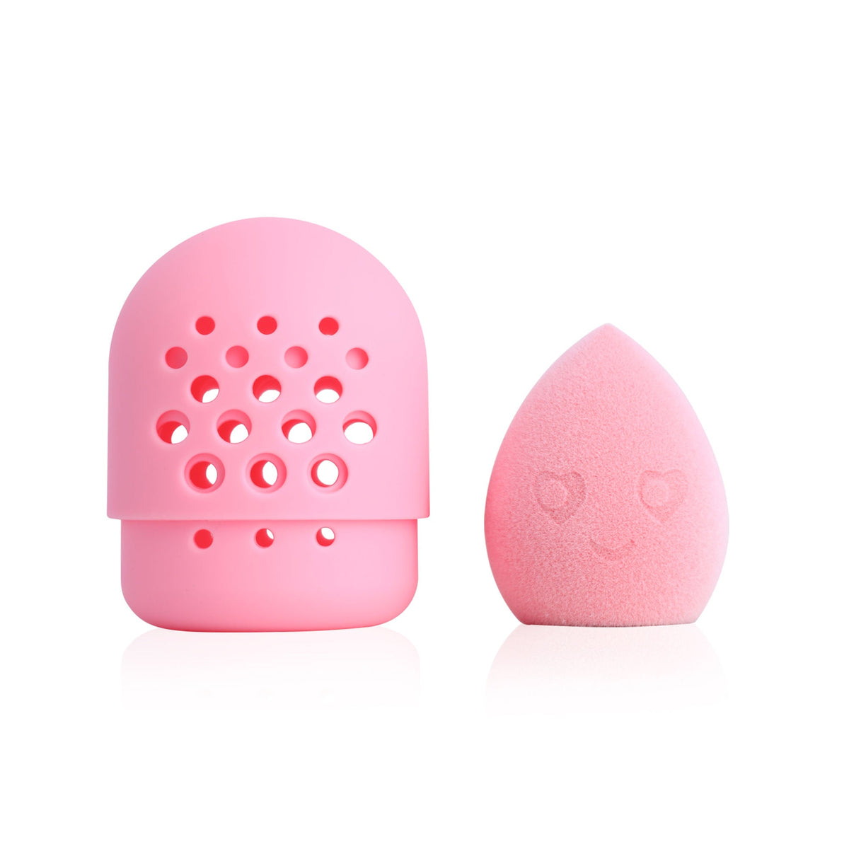 PAC Studio Mrs Bounce Microfiber Velvet Makeup Sponge Pink | Grocsy
