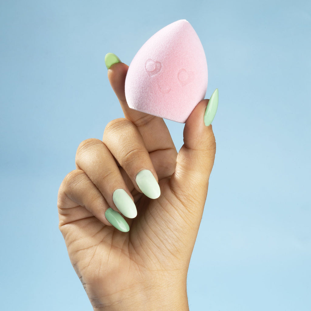 PAC Studio Mrs Bounce Microfiber Velvet Makeup Sponge Pink | Grocsy