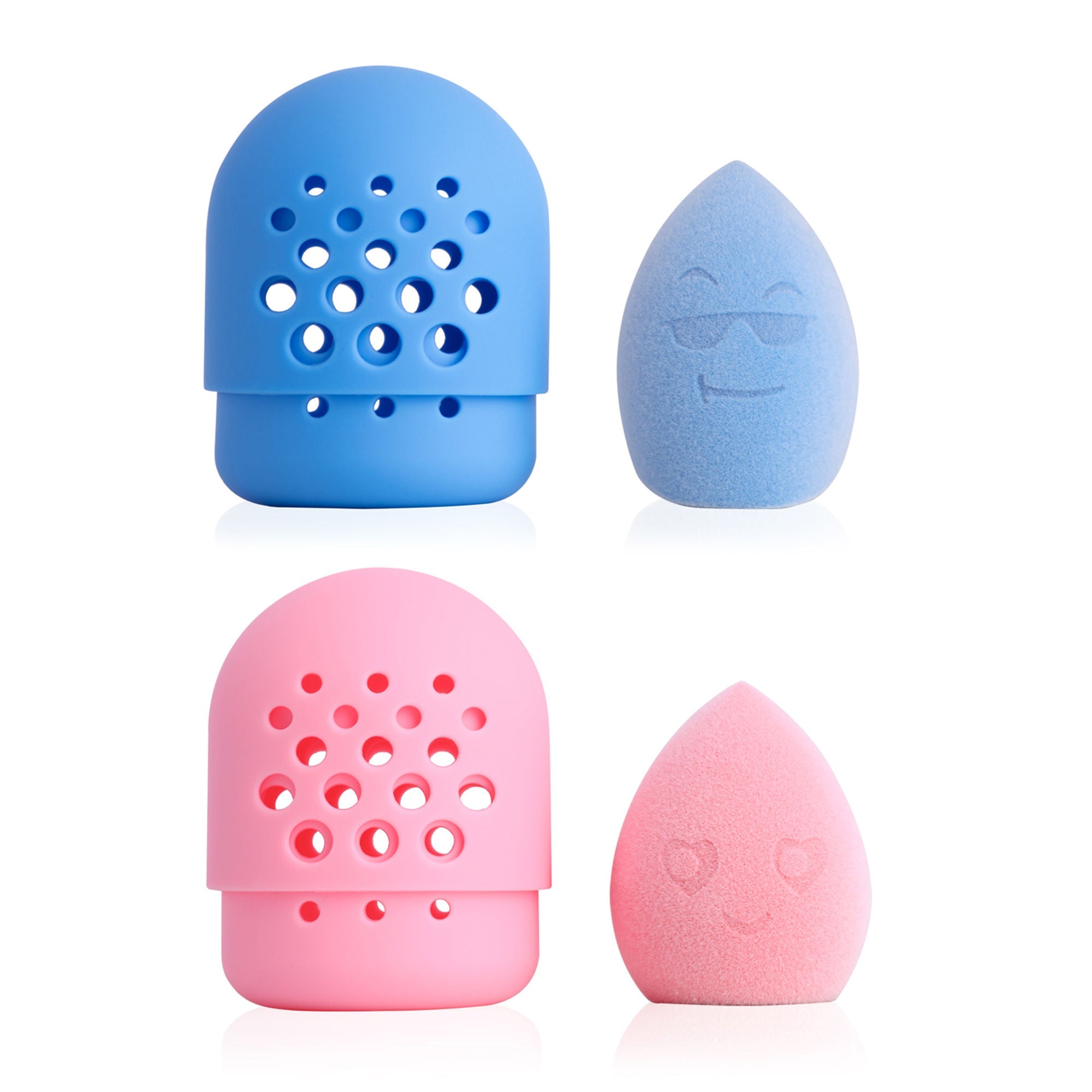 PAC Studio Mr & Mrs Bounce Microfiber Velvet Makeup Sponges | Grocsy