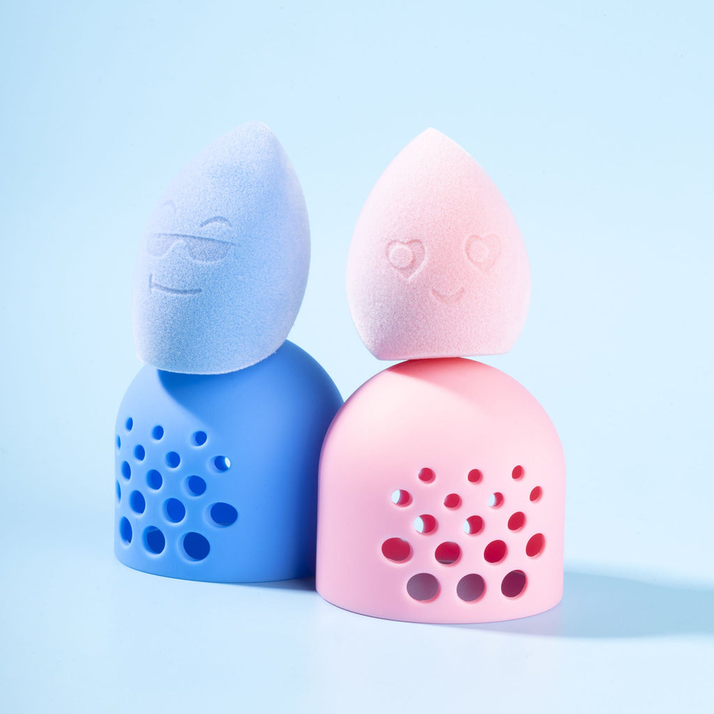 PAC Studio Mr & Mrs Bounce Microfiber Velvet Makeup Sponges | Grocsy