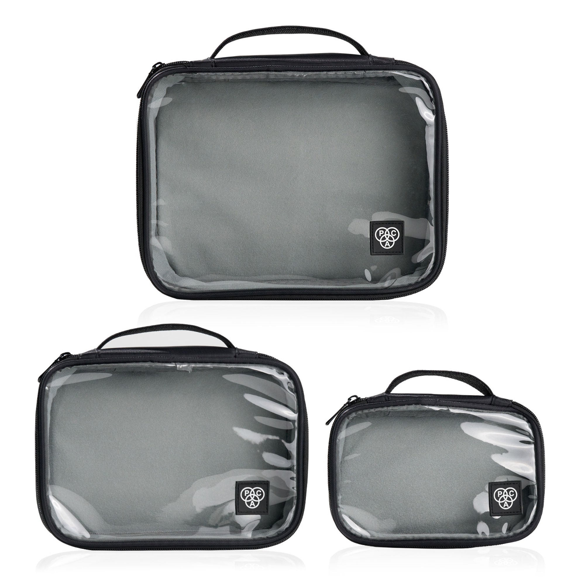 PAC Studio My Clear Makeup Pouch (set Of 3) | Grocsy