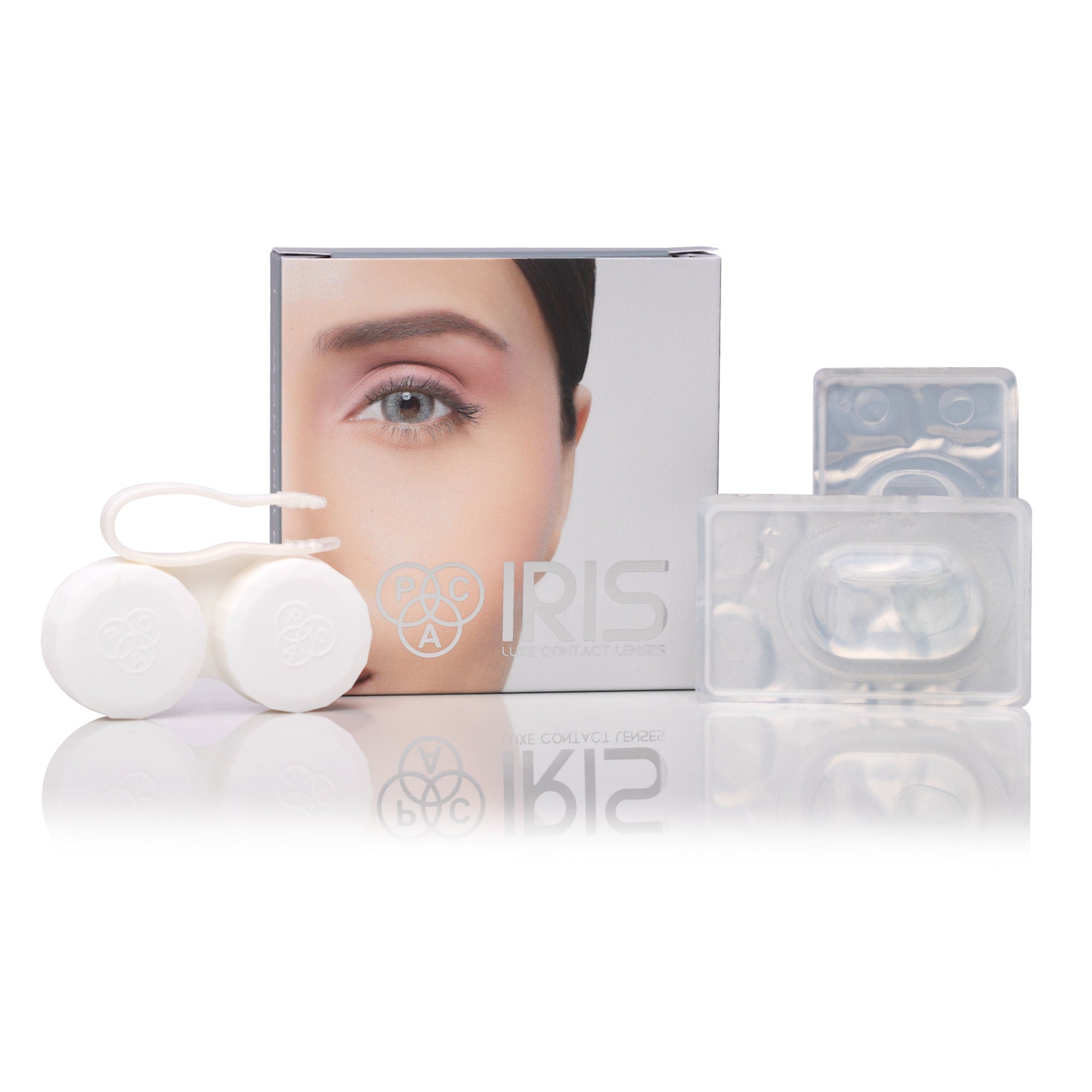 PAC Studio IRIS LUXE One Month Lenses - Crystal | Grocsy