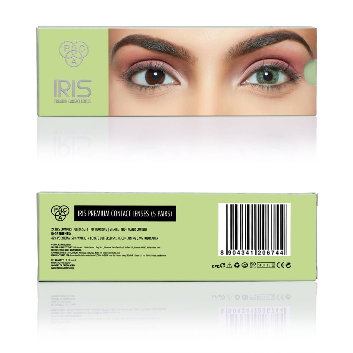 PAC Studio IRIS Premium Contact Lenses - 5 pair | Grocsy
