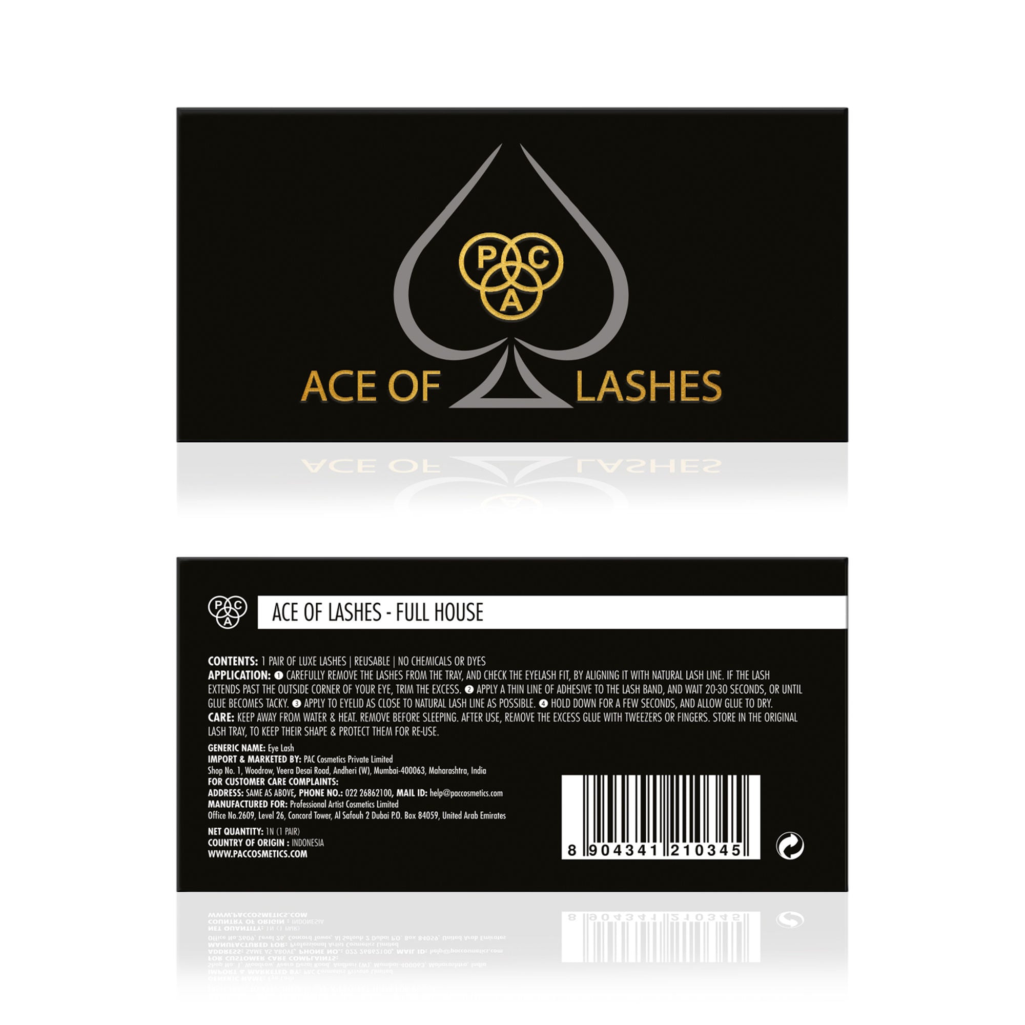 PAC Studio Ace Of Lashes - Full House | Grocsy