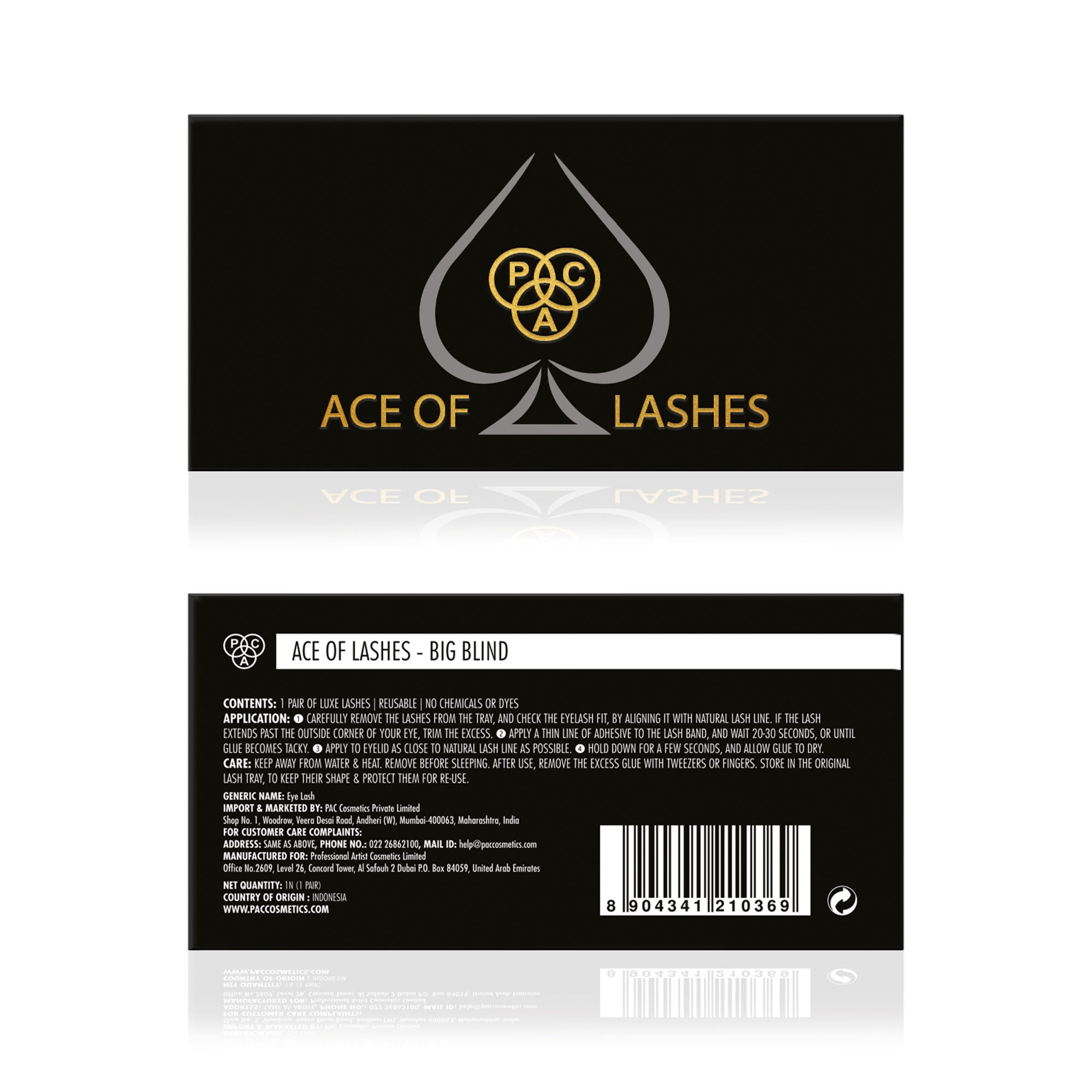 PAC Studio Ace Of Lashes - Big Blind | Grocsy