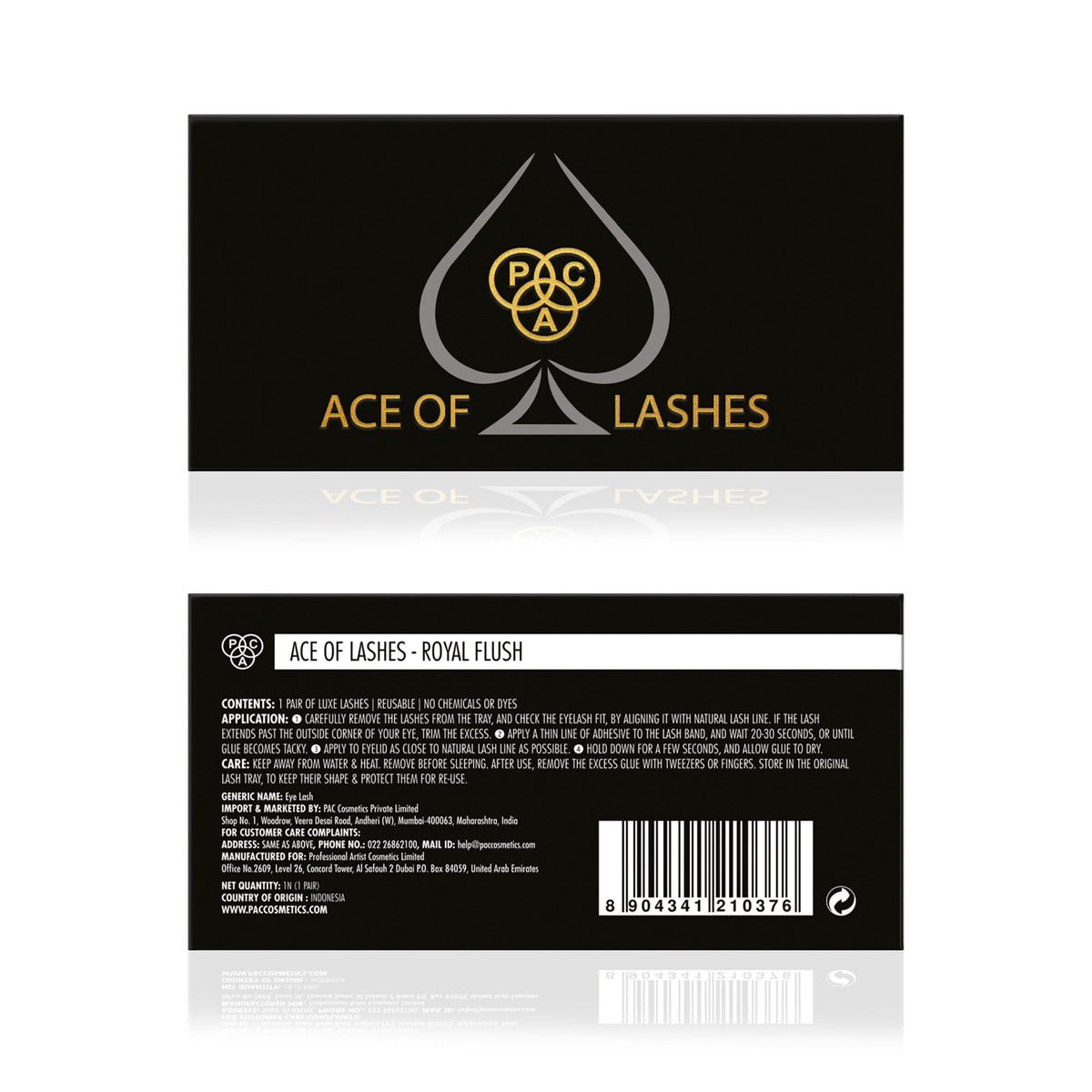 PAC Studio Ace Of Lashes - Royal Flush | Grocsy