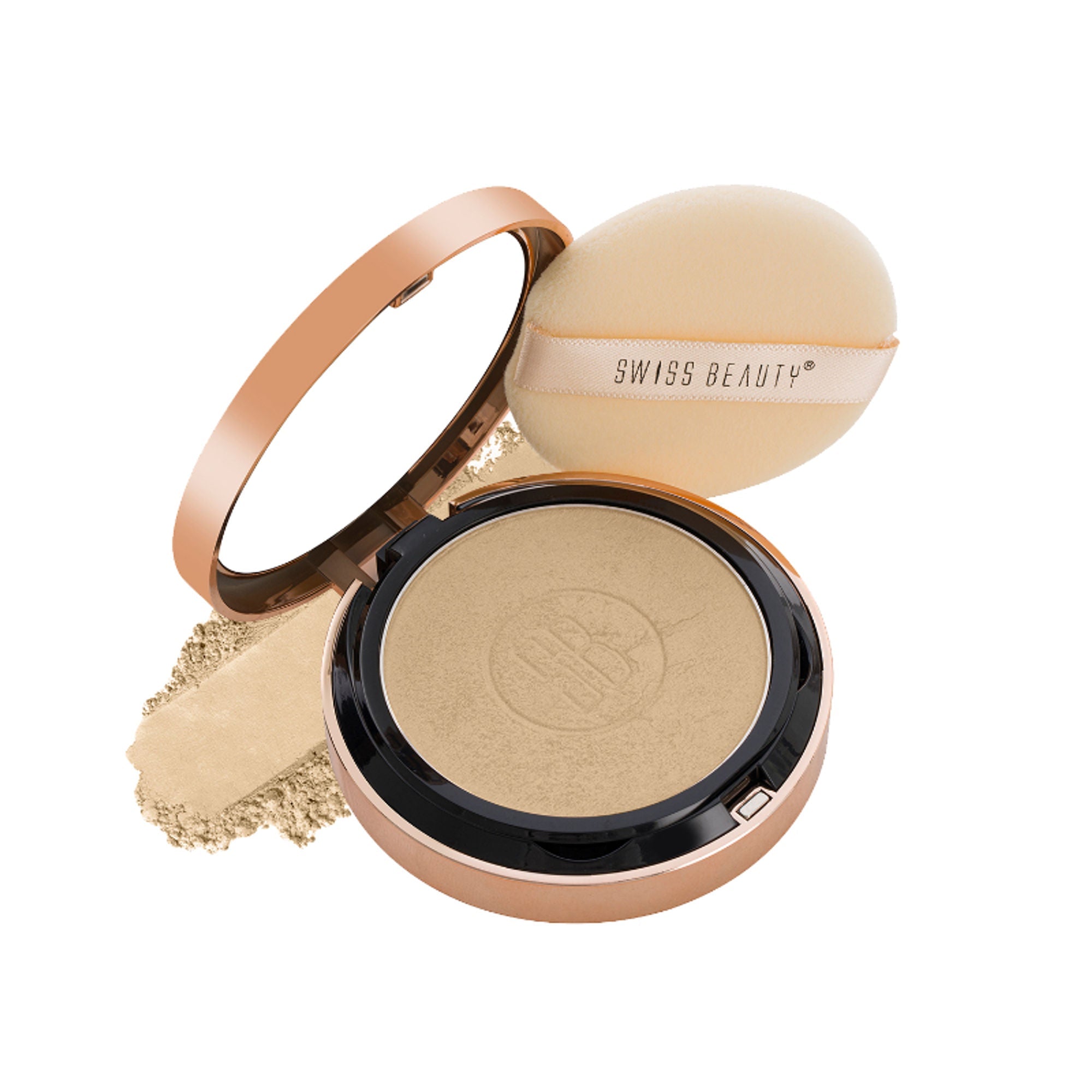 Swiss Beauty Silky & Smooth Oil Control Powder - 3 Skin Color | Grocsy